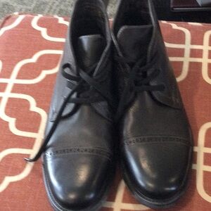 Johnson and murphy mens size 10 1/2 brand new chukka boots dark brown